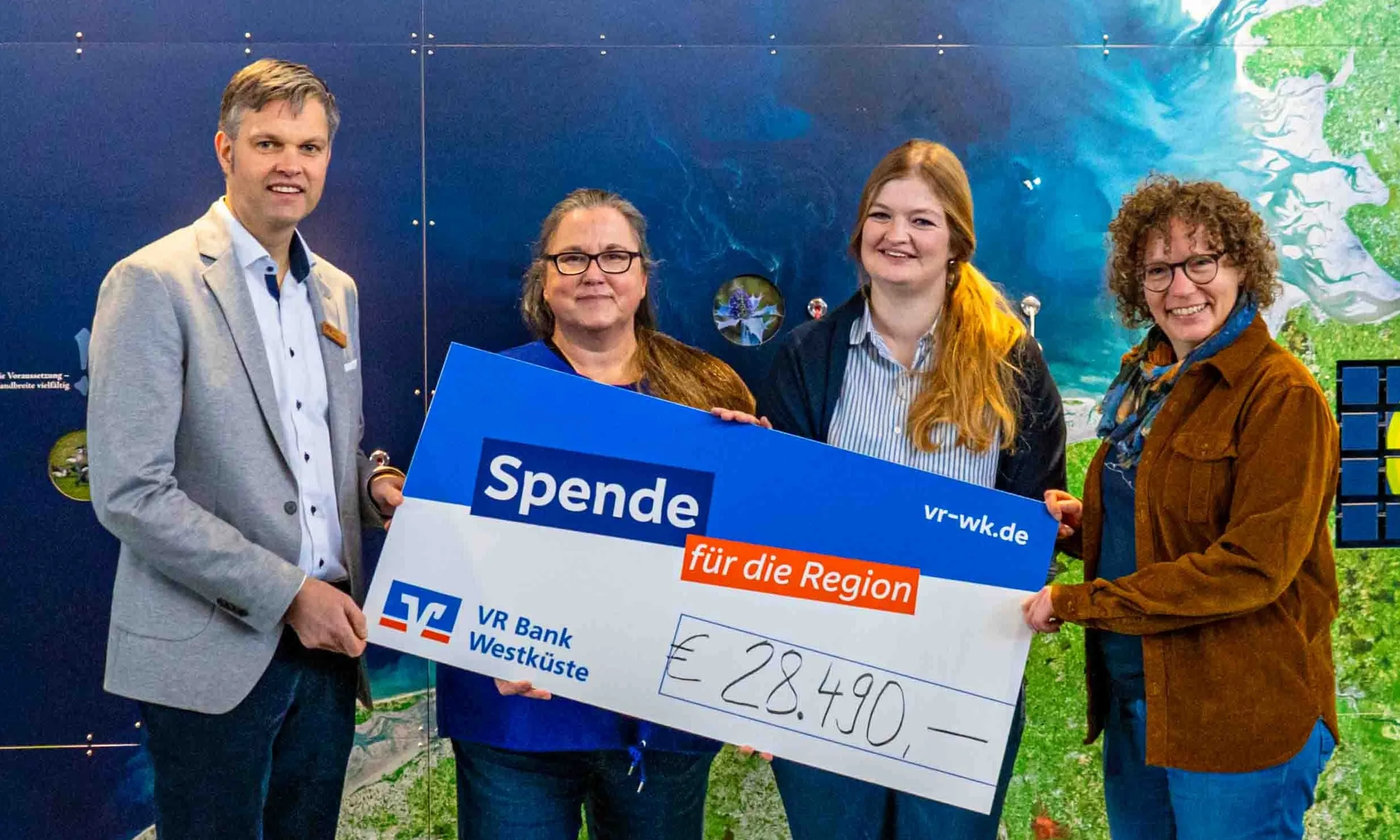 Sven Jensen, Silke Ahlborn, Levke Brauer und Silke Wissel
